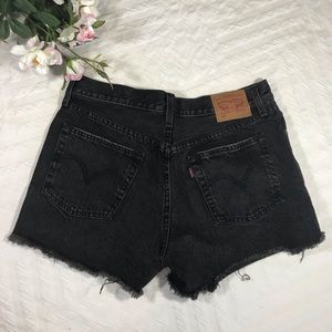 Levi’s Black Button-up Shorts